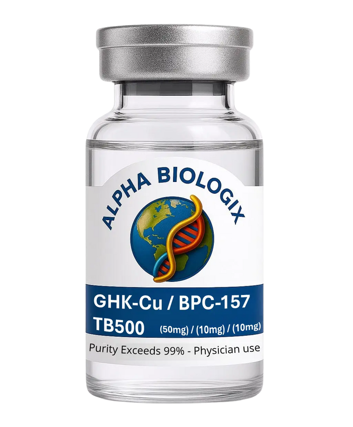 GLOW 42 — GHK-Cu / BPC-157 / TB500 (27mg/5mg/10mg Lyophilized)
